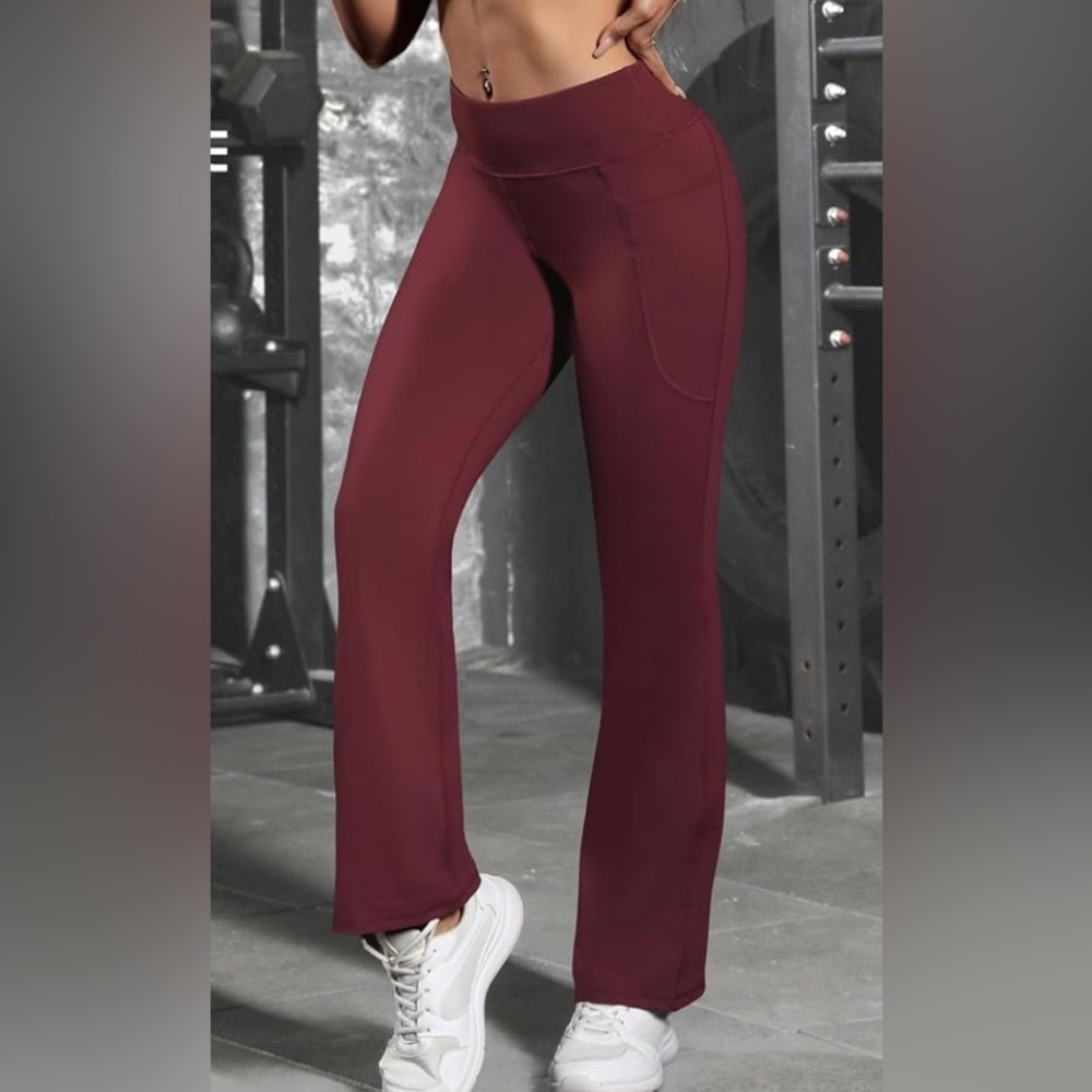 Brand New Burgundy Women’s Yoga Pants - SZ L